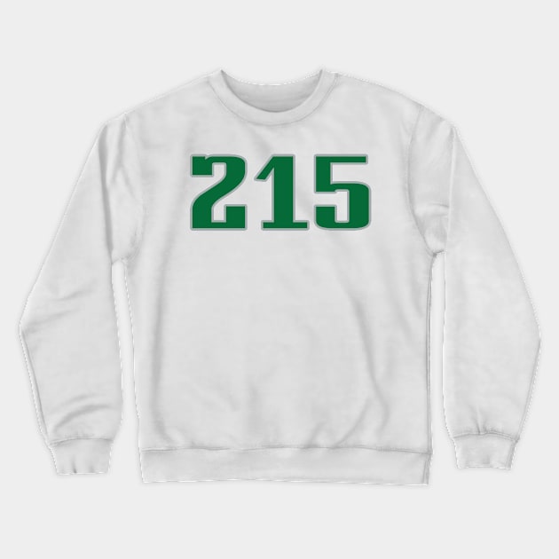 Philadelphia LYFE the 215!!! Crewneck Sweatshirt by pralonhitam